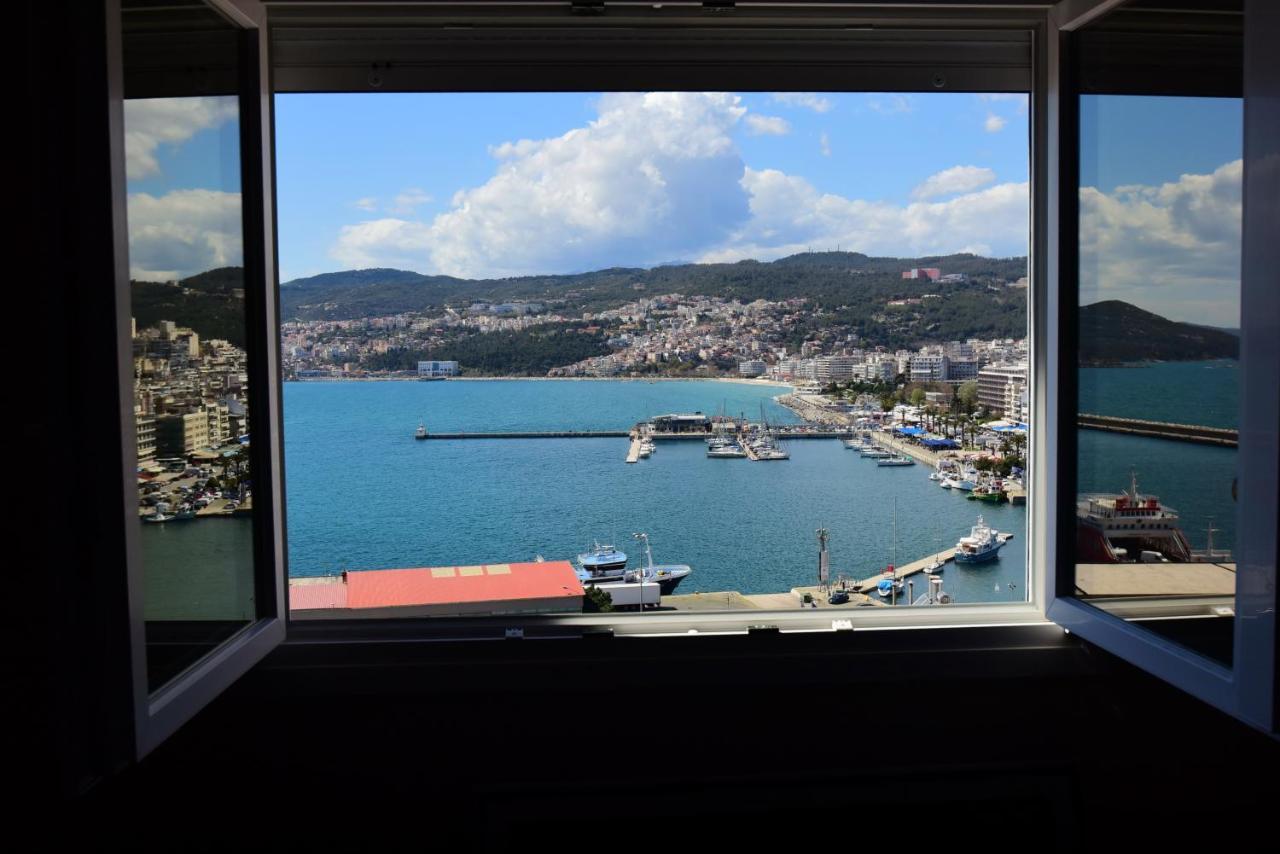 Golden Sea View - Old Town Apartment Кавала Екстериор снимка